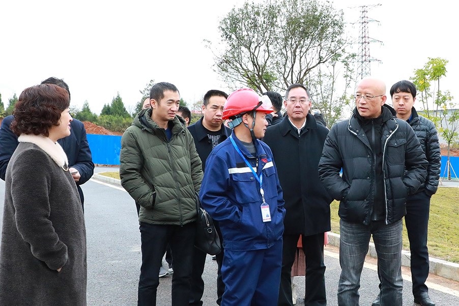 贵州产业技术发展钻研院赴云顶集团新资料西部产业基地调研