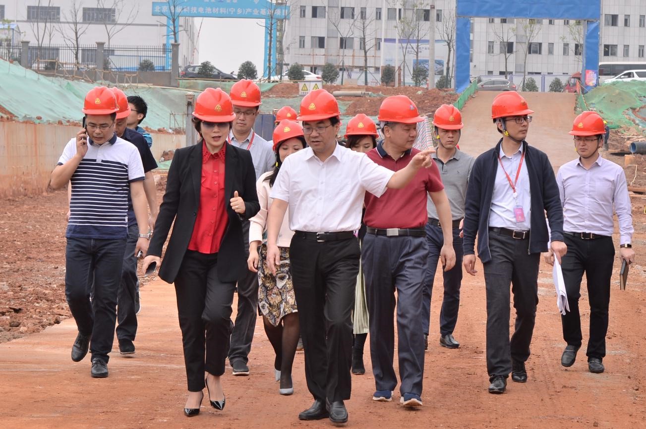 宁乡市委书记周辉赴云顶集团新资料宁乡基地项目调研