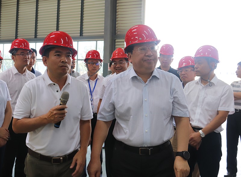 湖南省常务副省长陈向群调研云顶集团新能源（中国）总部产业基地